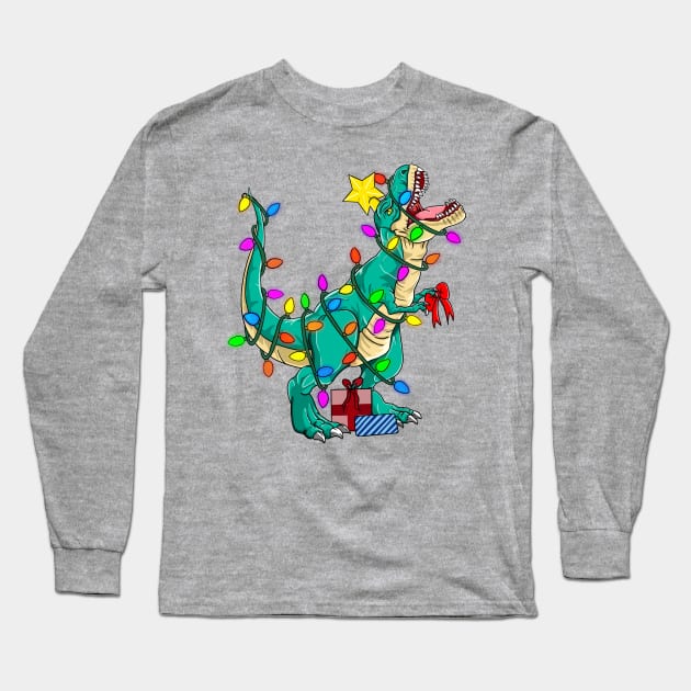 Tree Rex Long Sleeve T-Shirt by Creativv Arts